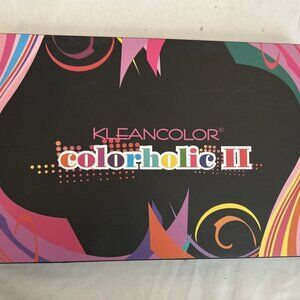 KLEANCOLOR COLORHOLIC II Palette w/ applicator Eyeshadow Lips Blush Powder Gloss